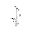 Lampadar NovaLuce ARCO metal,negru, LED, 4W, 3000K, 127 Lm - NL-9540290
