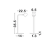 Veioza NovaLuce SFERA metal, auriu, LED, 6W, 3000K, 514 Lm - NL-9540296
