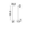 Lampadar NovaLuce SFERA metal,auriu, LED, 6W, 3000K, 576 Lm - NL-9540297