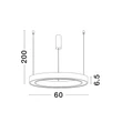 Pendul NovaLuce ELOWEN metal, negru, LED, 3000K, 40W, 2150lm - NL-9558601