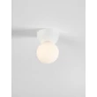Plafoniera NovaLuce ZERO beton, sticla, alb, opal, G9 - NL-9577014