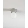 Plafoniera NovaLuce ZERO beton, sticla, gri, opal, G9 - NL-9577015