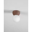 Plafoniera NovaLuce ZERO beton, sticla, rosu, opal, G9 - NL-9577016