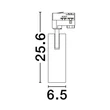 Sursa de lumina pentru sine trifazate NovaLuce EURIKA metal, negru, LED, 4000K, 20W, 1425lm - 9580630