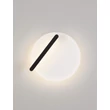 Aplica de perete NovaLuce NALU metal, negru, alb, LED, 15W, 900lm, 3000K - NL-9580680