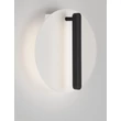 Aplica de perete NovaLuce NALU metal, negru, alb, LED, 15W, 900lm, 3000K - NL-9580680