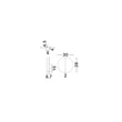 Aplica de perete NovaLuce NALU metal, negru, alb, LED, 20W, 1200lm, 3000K - NL-9580681