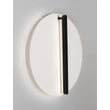 Aplica de perete NovaLuce NALU metal, negru, alb, LED, 28W, 1680lm, 3000K - NL-9580682