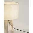 Veioza NovaLuce LOIS natural, textil, bej, alb, E27 - NL-9586533