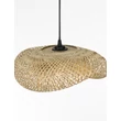 Pendul NovaLuce ADALINE natural, negru, galben, E27 - NL-9586537