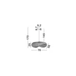 Pendul NovaLuce ADALINE natural, negru, galben, E27 - NL-9586539