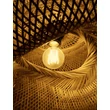 Pendul NovaLuce ADALINE natural, negru, galben, E27 - NL-9586539