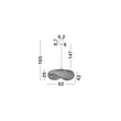Pendul NovaLuce ADALINE natural, negru, galben, E27 - NL-9586540
