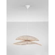 Pendul NovaLuce ARTIC metal, natural, alb, maro, E27 - NL-9586601
