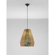 Pendul NovaLuce DENA metal, natural, negru, maro, E27 - NL-9586603