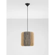 Pendul NovaLuce ABBY metal, natural, negru, multicolor, E27 - NL-9586604