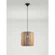 Pendul NovaLuce ABBY metal, natural, negru, multicolor, E27 - NL-9586604