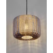 Pendul NovaLuce ABBY metal, natural, negru, multicolor, E27 - NL-9586606