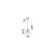 Pendul NovaLuce COPOS metal, natural, negru, maro, E27 - NL-9586608