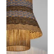 Pendul NovaLuce COPOS metal, natural, negru, maro, E27 - NL-9586608