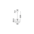 Pendul NovaLuce SORELLO metal, natural, negru, maro, E27 - NL-9586613