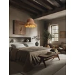 Pendul NovaLuce SORELLO metal, natural, negru, maro, E27 - NL-9586613