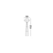 Lampadar NovaLuce ABBY natural, galben, albastru, E27 - NL-9586616
