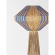 Lampadar NovaLuce ABBY natural, galben, albastru, E27 - NL-9586616