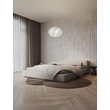 Pendul NovaLuce BORA metal, textil, alb, E27 - NL-9586617