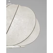 Pendul NovaLuce BORA metal, textil, alb, E27 - NL-9586617