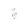 Pendul NovaLuce NIRO metal, natural, alb,  E27 - NL-9586619