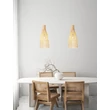 Pendul NovaLuce NIRO metal, natural, alb,  E27 - NL-9586619