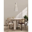 Pendul NovaLuce NIRO metal, natural, alb, E27 - NL-9586620