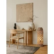 Lampadar NovaLuce ELMA natural, maro, E27 - NL-9586622