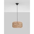 Pendul NovaLuce PONN metal, natural, negru, maro, E27 - NL-9586625