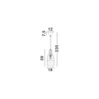 Pendul NovaLuce ONA metal, natural, negru, maro, E27 - NL-9586626