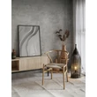 Lampadar NovaLuce NAOS natural, negru, E27 - NL-9586629