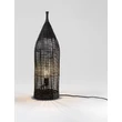 Lampadar NovaLuce NAOS natural, negru, E27 - NL-9586629