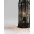 Lampadar NovaLuce NAOS natural, negru, E27 - NL-9586629