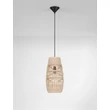 Pendul NovaLuce RIU metal, natural, negru, bej, E27 - NL-9586631