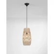 Pendul NovaLuce RIU metal, natural, negru, bej, E27 - NL-9586631