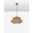 Pendul NovaLuce NUA metal, franghie, negru, maro, E27 - NL-9586641