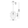 Pendul NovaLuce NUA metal, franghie, negru, maro, E27 - NL-9586643