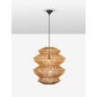 Pendul NovaLuce NUA metal, franghie, negru, maro, E27 - NL-9586643