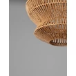 Pendul NovaLuce NUA metal, franghie, negru, maro, E27 - NL-9586643