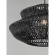 Pendul NovaLuce NUA metal, franghie, negru, E27 - NL-9586644