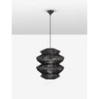 Pendul NovaLuce NUA metal, franghie, negru, E27 - NL-9586645