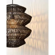 Pendul NovaLuce NUA metal, franghie, negru, E27 - NL-9586645
