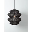 Pendul NovaLuce NUA metal, franghie, negru, E27 - NL-9586645