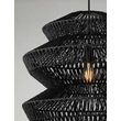 Pendul NovaLuce NUA metal, franghie, negru, E27 - NL-9586646